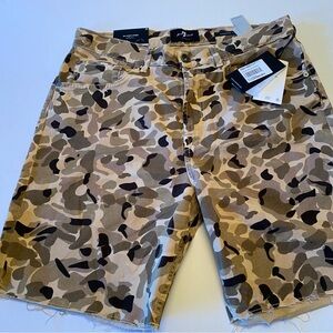 SALE! 7 For All Mankind Cooper J Camouflage Men's Shorts. Size 33
